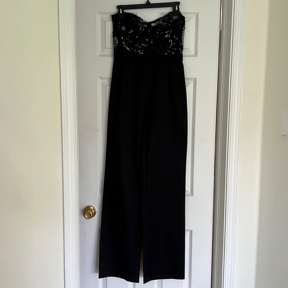 Elle Zeitoune Margarete Black Jumpsuit AUD size 10, US size 6 - Picture 3 of 4